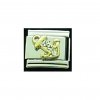 Anchor with rhinestones - enamel 9mm Italian charm