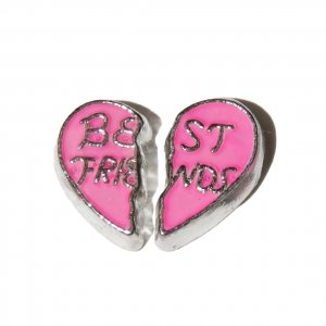 Best Friend double floating charms - fits origami owl