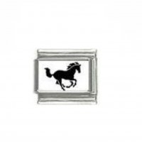 Horse (al) - photo 9mm Italian charm
