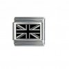 Flag - Union Jack - British laser 9mm Italian charm