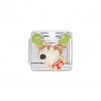 Reindeer Smiling - Christmas - 9mm Italian Charm