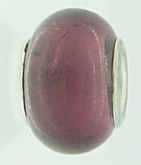 EB115 - Purple foil glass bead - Click Image to Close