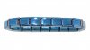 Blue metallic 9mm starter bracelet - fits 9mm classic charms