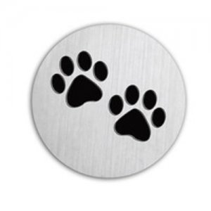 Pawprints 22mm Plate to fit 30mm Lockets