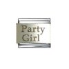 Party girl - laser 9mm Italian charm