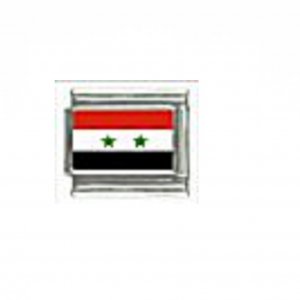 Flag - Syria photo 9mm Italian charm