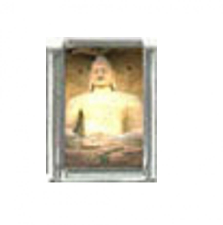 Buddha (l) - photo 9mm Italian charm - Click Image to Close