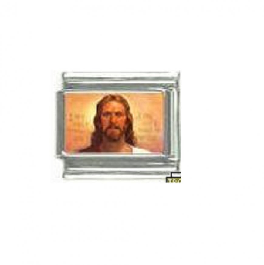 Jesus picture (b) - 9mm photo Italian charm - Click Image to Close