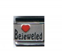 Love Bejeweled - laser 9mm Italian charm