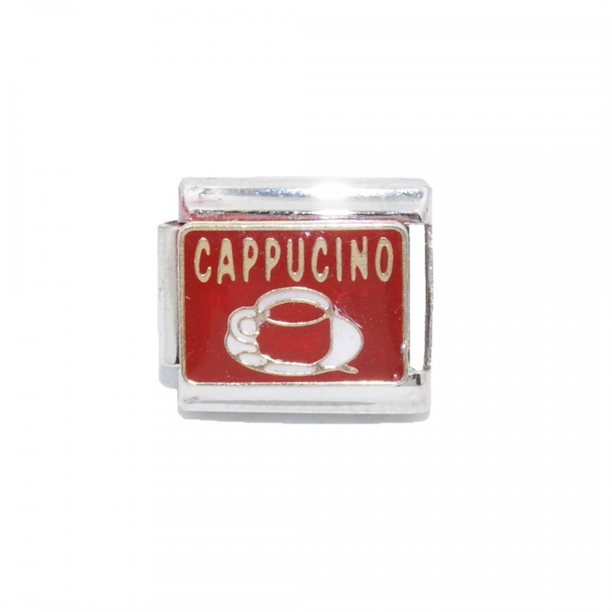 Cappucino Coffee - 9mm Italian Charm - Click Image to Close