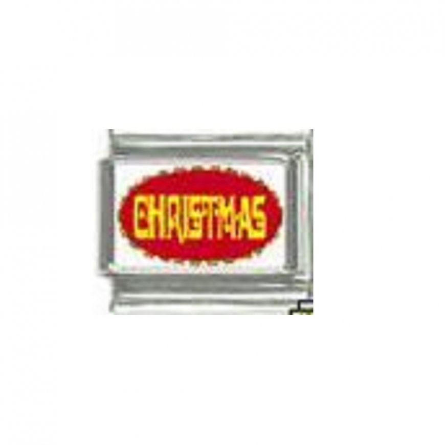 Christmas (y) - Christmas 9mm Italian Charm - Click Image to Close