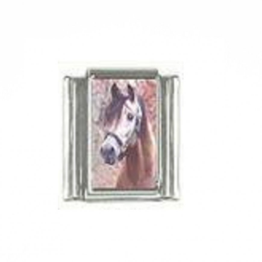 Horse (u) - photo 9mm Italian charm - Click Image to Close
