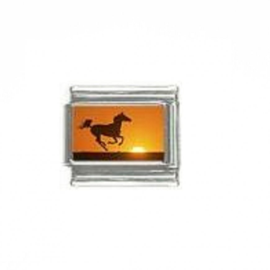 Horse (af) - photo 9mm Italian charm - Click Image to Close