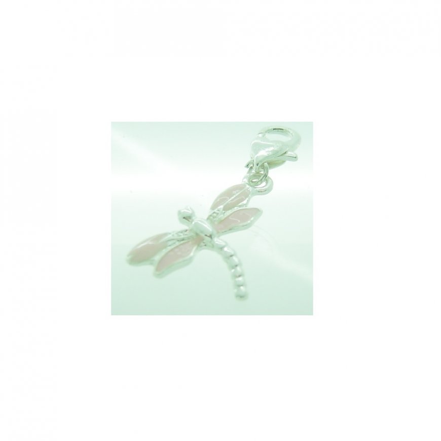 Light pink dragonfly- Clip on charm fits Thomas Sabo - Click Image to Close