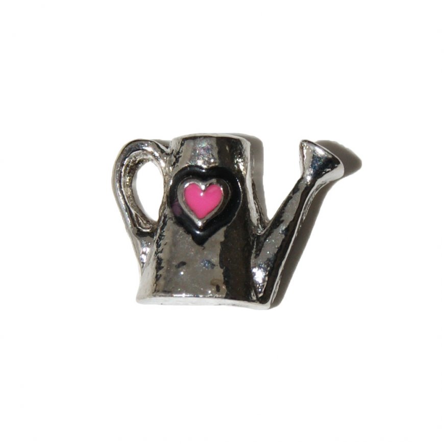 Watering Can 8mm Floating charm fits living memory lockets - Click Image to Close