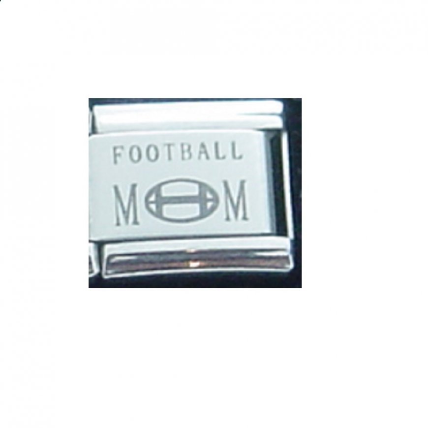Football Mom - Laser 9mm Italian charm - Click Image to Close