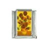 Sunflowers - Van Gogh - Flower photo - 9mm Italian charm