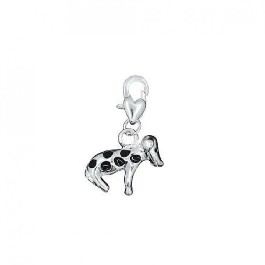 Spotty Dog - Clip on charm fits Thomas Sabo - Click Image to Close
