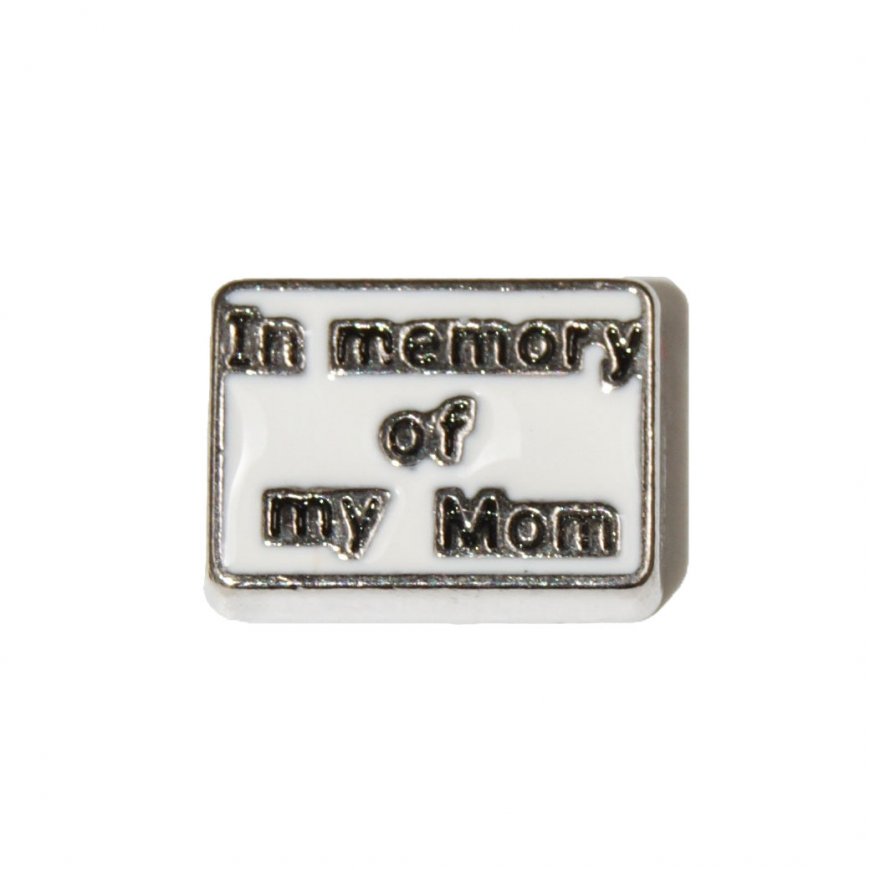 In memory of my Mom 11mm floating locket charm - Click Image to Close