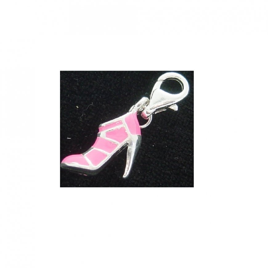 Bright Pink Boot - Clip on charm fits Thomas Sabo - Click Image to Close