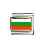 Flag - Bulgaria new photo enamel charm