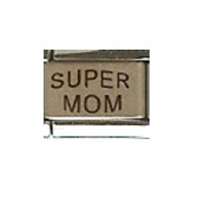 Super Mom (b) - Laser 9mm Italian charm