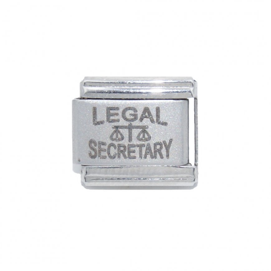 Legal Secretary - Laser 9mm Italian Charm - Click Image to Close