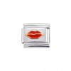 Red lips (b) - enamel Italian Charm