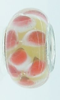 EB231 - Orange and yellow bead - Click Image to Close