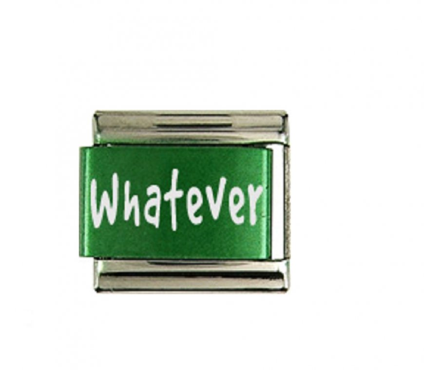 Whatever - green laser 9mm Italian charm - Click Image to Close