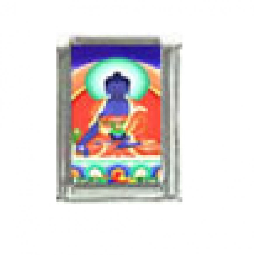 Buddha (a) - photo 9mm Italian charm - Click Image to Close
