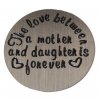 The Love between Mother/Daughter 22mm Plate to fit 30mm Lockets