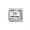 I love antiques - 9mm enamel Italian charm