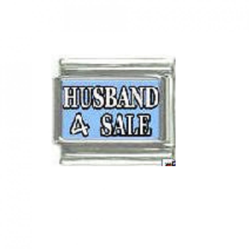 Husband 4 sale - 9mm Photo Italian charm - Click Image to Close