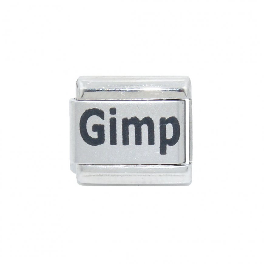 Gimp - Laser 9mm Italian Charm - Click Image to Close
