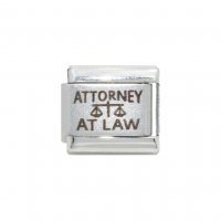 Attorney at Law - 9mm Laser Italian Charm