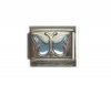 December Plain Butterfly Birthmonth Turquoise 9mm Italian Charm