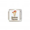 Swim Team - 9mm enamel Italian charm