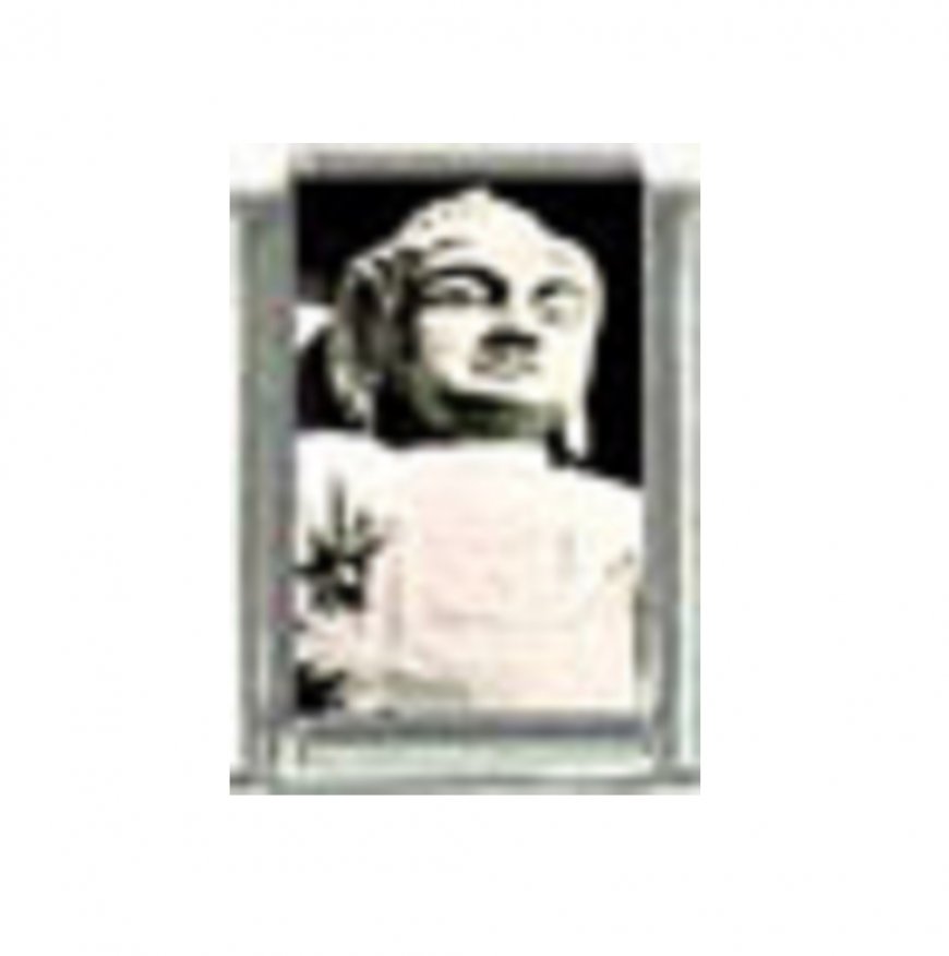 Buddha (o) - photo 9mm Italian charm - Click Image to Close
