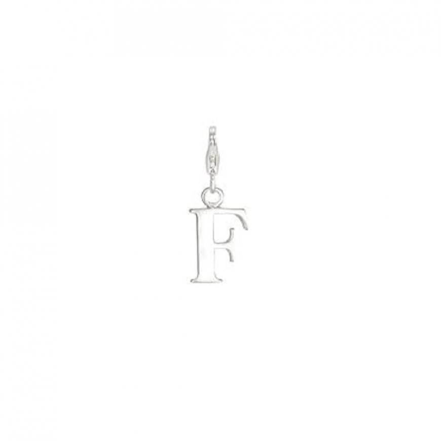 Letter F - Clip on charm fits Thomas Sabo Style Bracelets - Click Image to Close