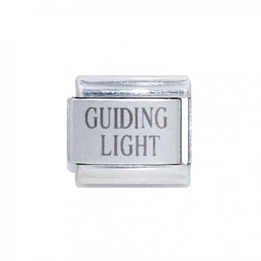 Guiding Light - 9mm Laser Italian charm - Click Image to Close