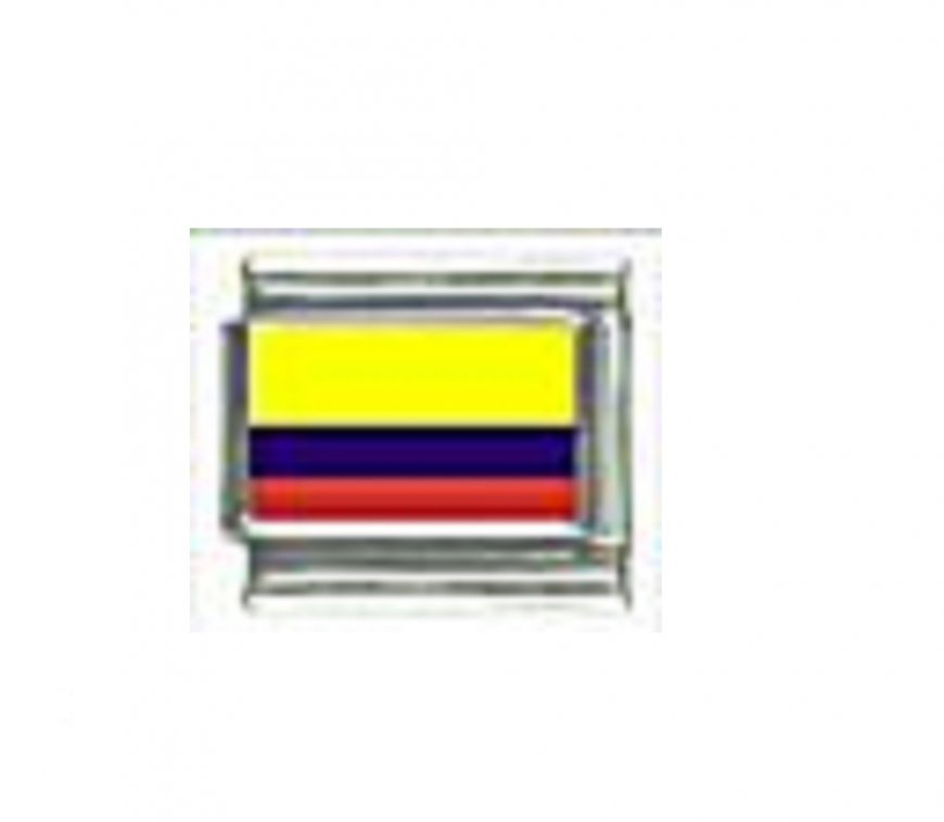 Flag - Colombia photo 9mm Italian charm - Click Image to Close