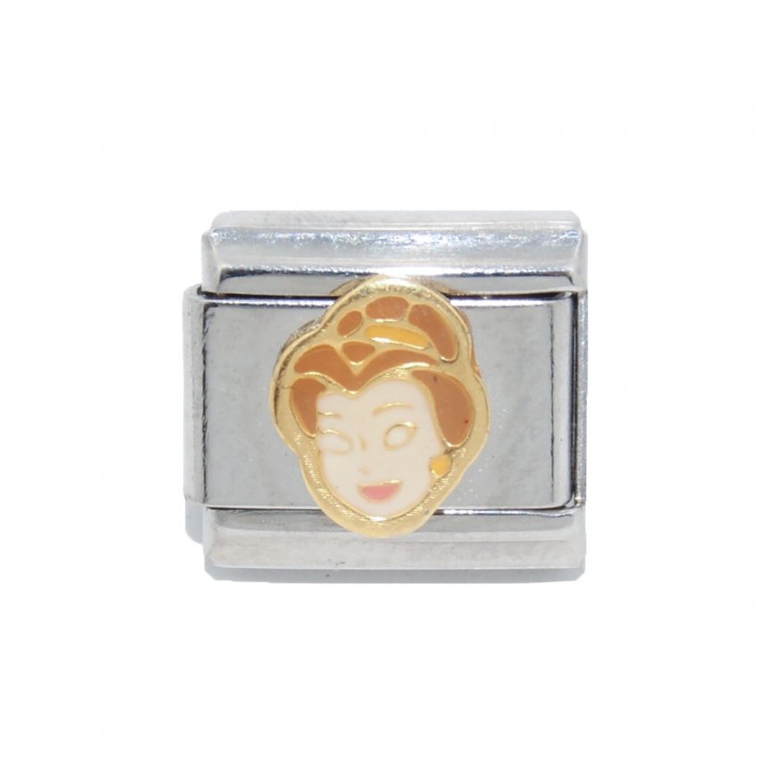 Belle - Beauty and the Beast - Disney 9mm classic Italian Charm - Click Image to Close