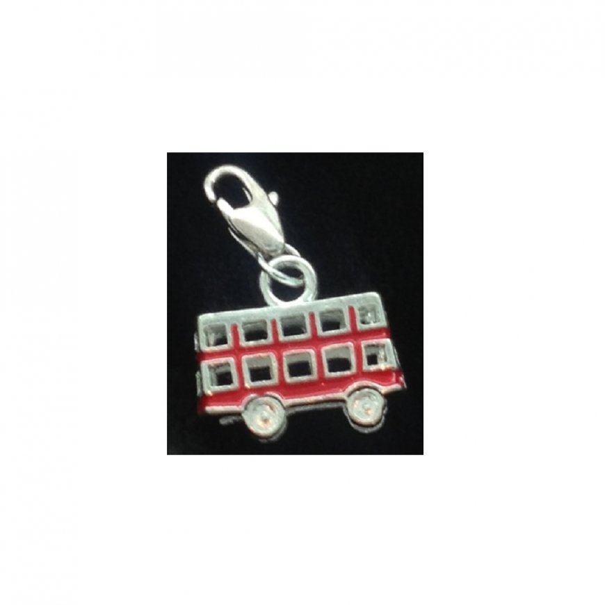 Red London Bus - Clip on charm fits Thomas Sabo - Click Image to Close