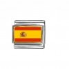 Flag - Spain photo enamel 9mm Italian charm
