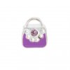 EB10 - Purple handbag with purple stone - European bead charm