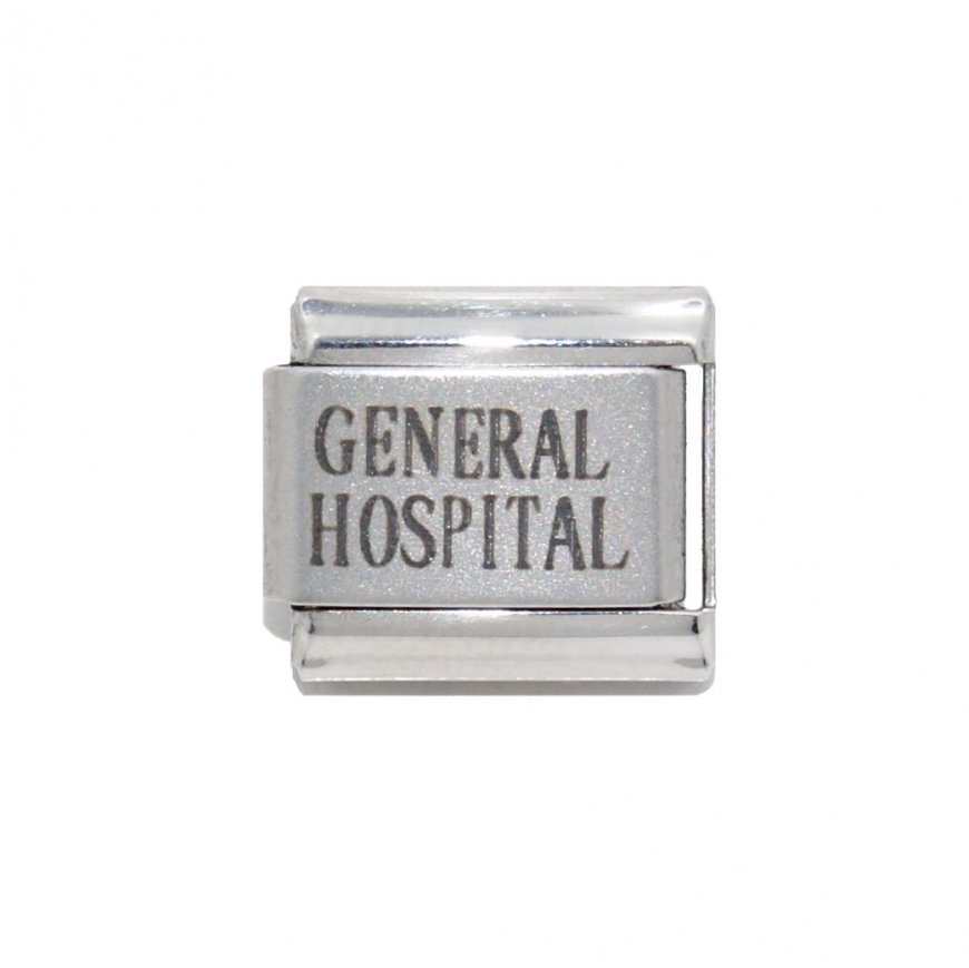 General Hospital - 9mm Laser Italian charm - Click Image to Close