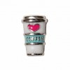 Love Coffee takeaway 10mm floating glass locket charm