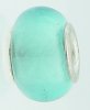 EB128 - Glass bead - Turquoise foil bead