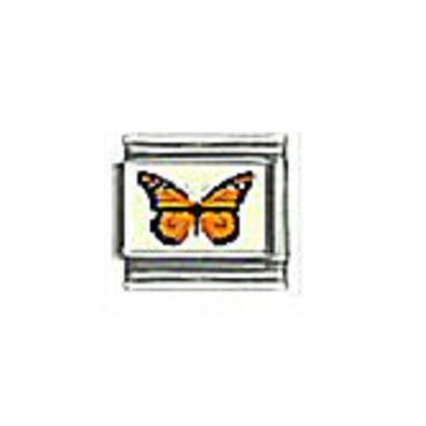 Butterfly photo a50 - 9mm Italian charm - Click Image to Close